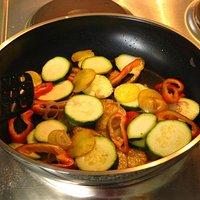 Zucchini-Paprika-Tartiflette