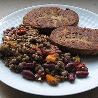 Linsen-Kidneybohnensalat