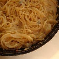Spaghetti mit Kohlrabi-Gorgonzola-Sauce