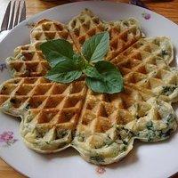 Bärlauchwaffeln