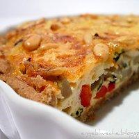 Mangold-Paprika-Quiche