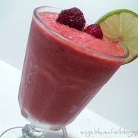 Himbeer-Apfel-Limetten-Smoothie