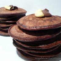 Kleine Schoko-Bananen-Pancakes mit Nutella