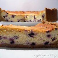 Blaubeer-Käsekuchen mit Vollkornboden
