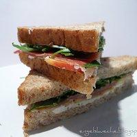 Parma Ham, Apple and Goats' Cheese Sandwich