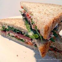 Italian Sandwich (Parmesan, Parma ham & Rocket)
