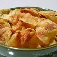 Fettfreie Kartoffelchips aus der Mikrowelle