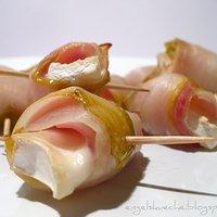 Chicoree-Schinken-Röllchen mit Camembertkern