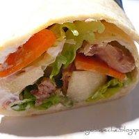 Thunfisch-Wraps mit Apfel und Karotten