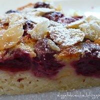 Kirschkuchen mit Marzipan-Guss