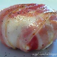 Ziegenkäse im Speckmantel