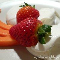 Mascarpone-Quark-Creme mit Papaya