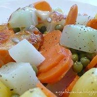 Überbackenes Frühlingsgemüse