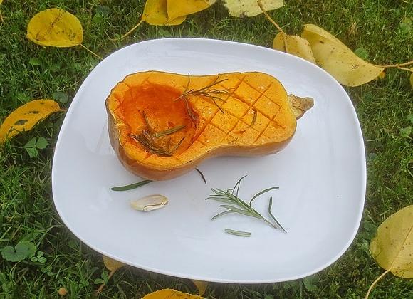 Gebackener Butternut-Kürbis