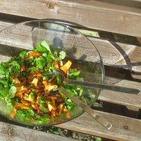 Feldsalat mit Pfifferlingen