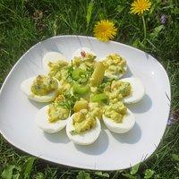 Russische Eier frühlingshaft