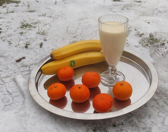 Banane Mandarinen Shake