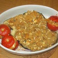 Gefüllte Auberginen mit Couscous und Feta