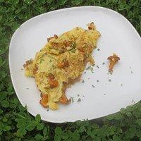Omelette mit Pfifferlingen