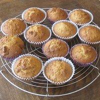 Walnuss-Karamell-Muffins mit Ahornsirup