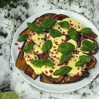 Nachgekocht: Gegrillte Auberginen mit Safranjoghurt