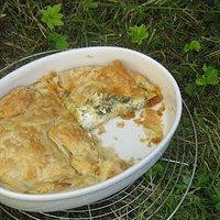 Zucchini-Wildkräuter-Pastete