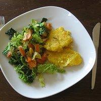 Winterliche Gemüsepfanne mit Polenta