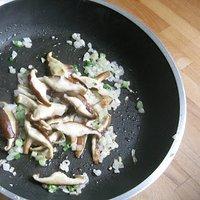 Gebratene Shiitake-Pilze