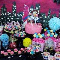 Super Girl goes Pop Art [Sweet table]