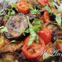 Auberginen- Zucchini-Salat