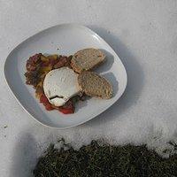 Mediterranes Gemüse mit Ziegenkäse