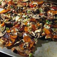 Kürbis-Gemüse-Pizza