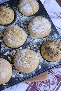 Schnelle Frühstücksbrötchen [perfekt fürs Sonntagsfrühstück im Bett]