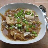 Fisch mit Zwiebel-Curry