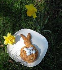 Gebackene Osterhasen