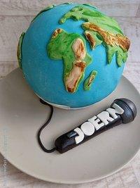Die Welt ist tatsächlich eine Kugel ! Der Beweis: Weltkugeltorte
