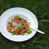 Waldpilz-Mischgemüse-Pasta