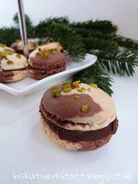 Macarons mit Lebkuchen Ganache