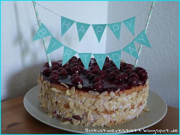 Kefir-Kirsch-Torte zum Geburtstag