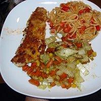 Schneller Fisch mit Gemüse