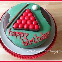 Snooker- Motivtorte