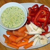 Gemüse mit Dip