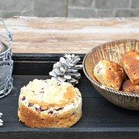 Low Carb Granatapfel Muffins