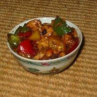 Paprika chinesisch mit Hühnchen
