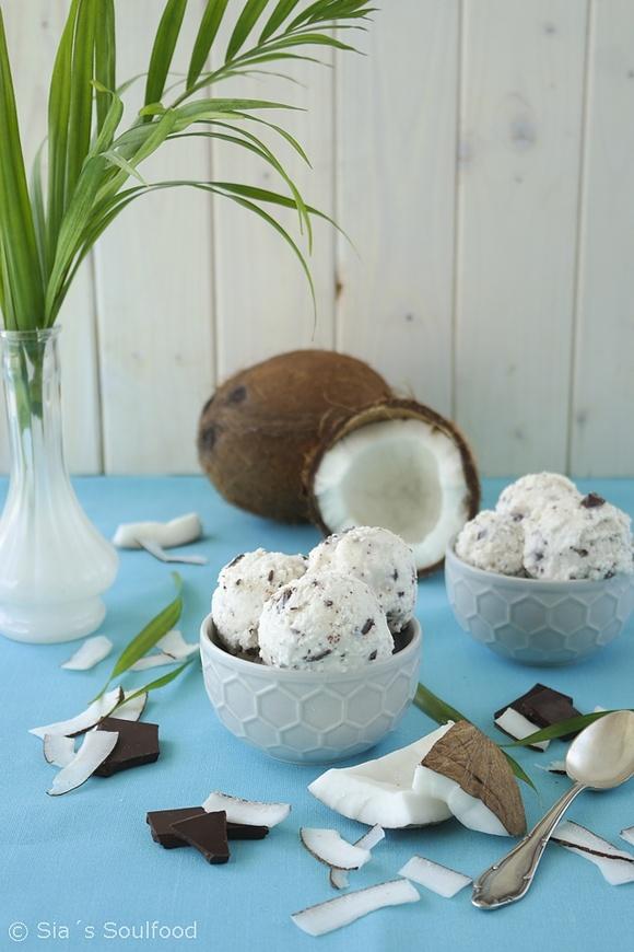 Kokos-Schokoladen-Eis