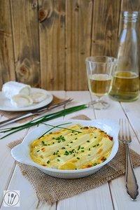 Gratinierter Spargel mit Ziegenkäse