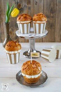 Sia´s Soulfood feiert den 1. Blog-Geburtstag: Es gibt Bienenstich Cupcakes und ein Blog-Event.