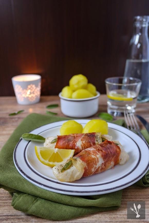 Saltimbocca vom Kabeljau