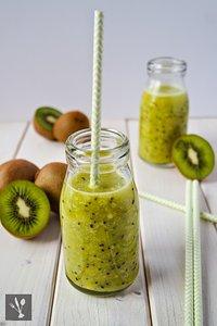 Frühstück to go: Kiwi Smoothie