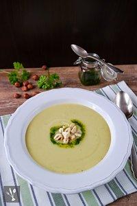 Zu Besuch bei Gourmandises végétariennes: Vegane Blumenkohlsuppe